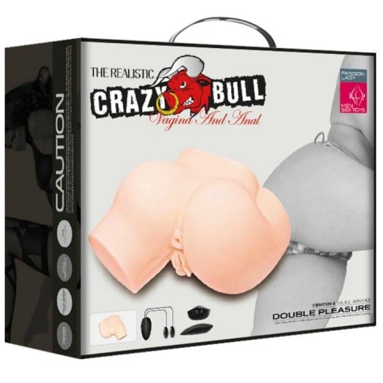 CRAZY BULL - BUTT WITH REALISTIC VAGINA AND ANUS AND VIBRATION CRAZY BULL - 11