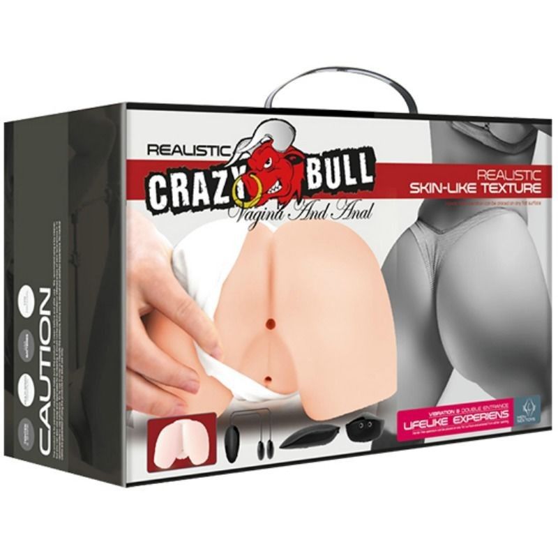CRAZY BULL - REALISTIC VAGINA AND ANUS WITH VIBRATION POSITION 4 CRAZY BULL - 11