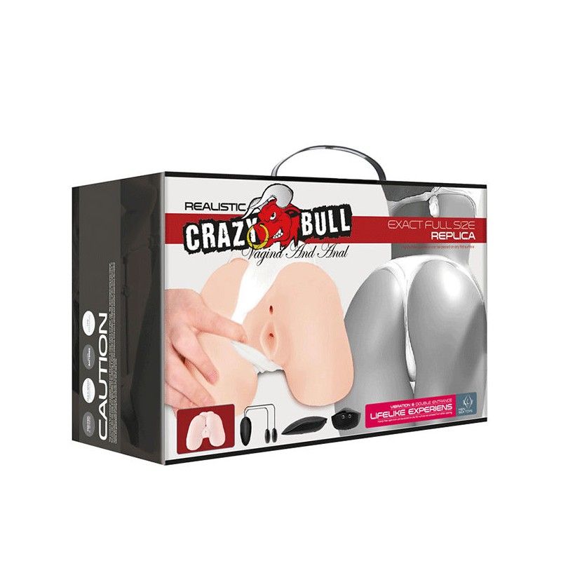 CRAZY BULL - REALISTIC VAGINA AND ANUS WITH VIBRATION POSITION 5 CRAZY BULL - 8