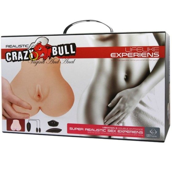 CRAZY BULL - REALISTIC VAGINA AND ANUS WITH VIBRATION POSITION 7 CRAZY BULL - 8