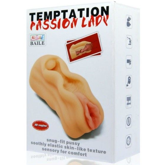 BAILE - MINI MALE MASTURBATOR VAGINA LIPS DESIGN BAILE FOR HIM - 5