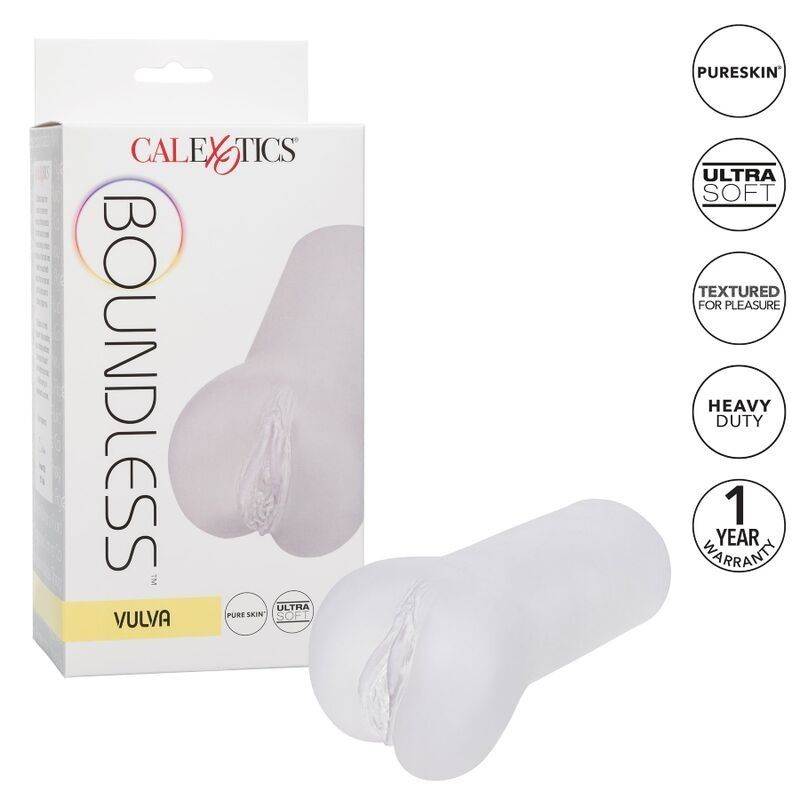 CALIFORNIA EXOTICS - BOUNDLESS VULVA STROKER TRANSPARENT CALIFORNIA EXOTICS - 2