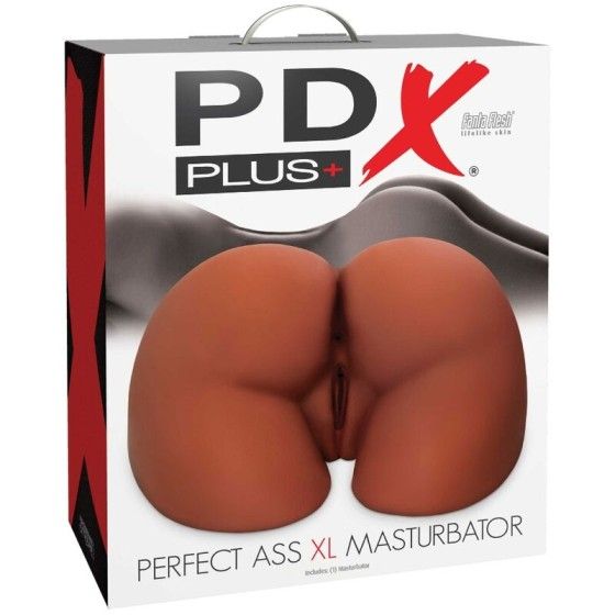 PDX PLUS - PERFECT ASS XL DOUBLE ENTRY BROWN MASTURBATOR PDX PLUS+ - 4