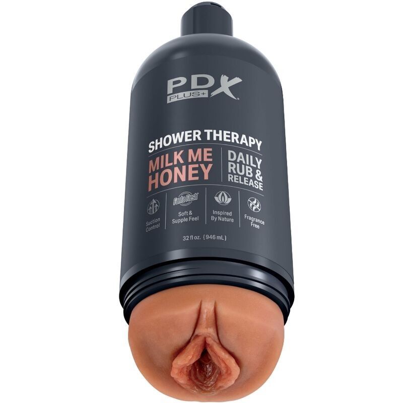 PDX PLUS - STROKER MASTURBATOR DISCRETE BOTTLE DESIGN MILK ME HONEY CANDY SHAMPOO PDX PLUS+ - 1