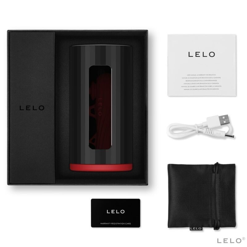 LELO - F1S V2 MASTURBATOR WITH SDK TECHNOLOGY RED - BLACK LELO - 4