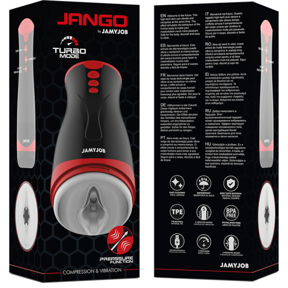 JAMYJOB - JANGO COMPRESSION AND VIBRATION MASTURBATOR JAMYJOB - 8