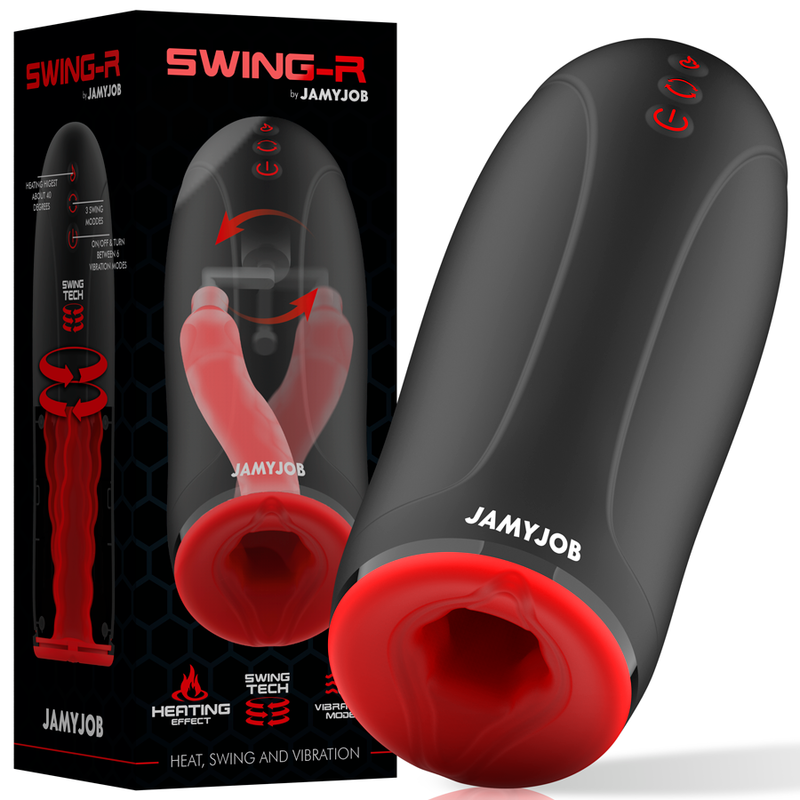 JAMYJOB - SWING-R HEATING EFFECT, SWING TECH AND VIBRATION MASTURBATOR JAMYJOB - 2