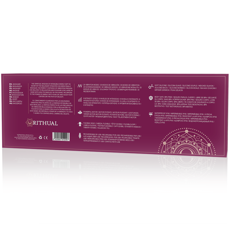 RITHUAL - POWERFUL RECHARGEABLE AKASHA WAND 2.0 ORCHID RITHUAL - 7