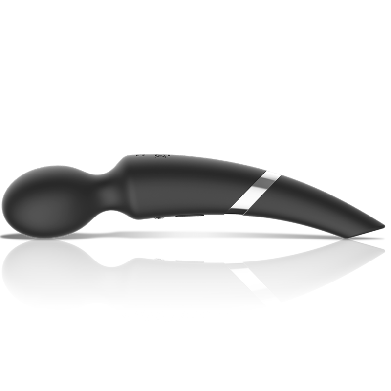 BLACK&SILVER - BECK RECHARGEABLE SILICONE MASSAGER AND SUCTION BLACK BLACK&SILVER - 5