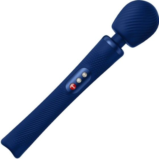 FUN FACTORY - VIM SILICONE RECHARGEABLE VIBRATING WEIGHTED RUMBLE WAND MIDNIGHT BLUE FUN FACTORY - 1