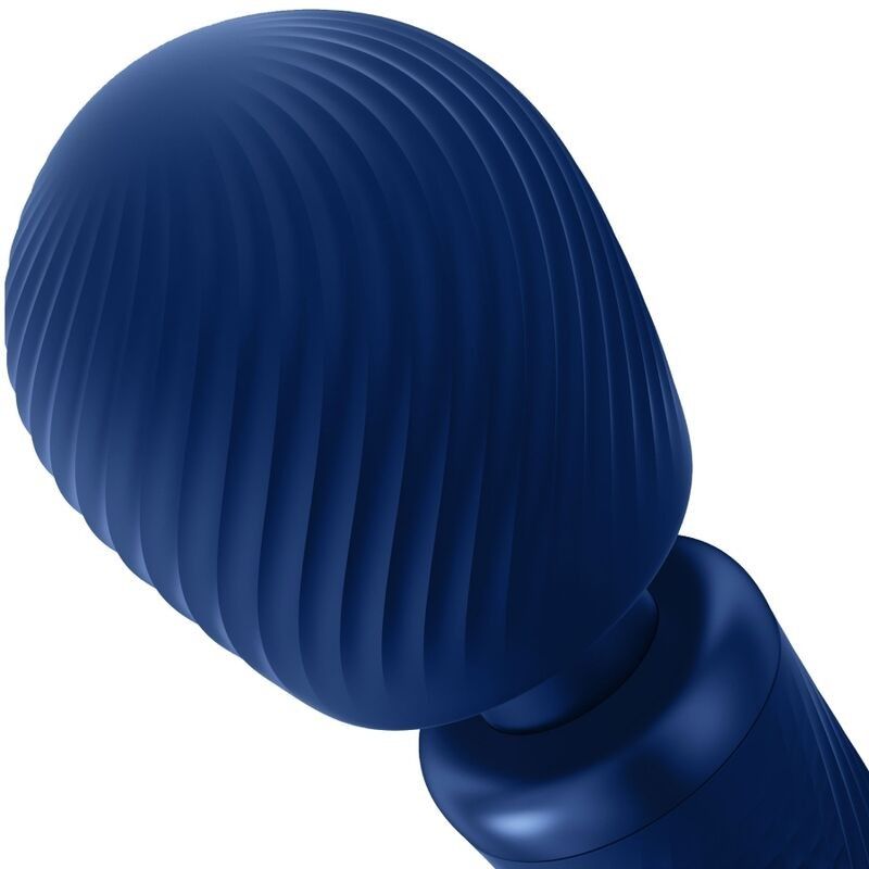 FUN FACTORY - VIM SILICONE RECHARGEABLE VIBRATING WEIGHTED RUMBLE WAND MIDNIGHT BLUE FUN FACTORY - 3