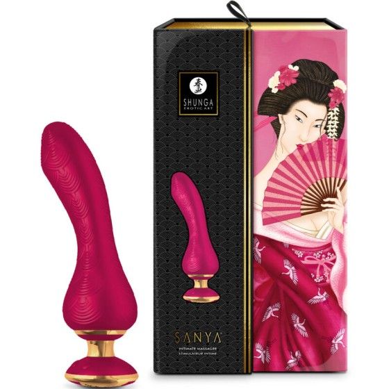 SHUNGA - SANYA INTIMATE MASSAGER FUCHSIA SHUNGA TOYS - 3