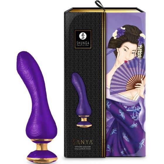 SHUNGA - SANYA INTIMATE MASSAGER VIOLET SHUNGA TOYS - 3