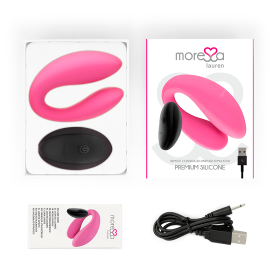 MORESSA - LAUREN REMOTE CONTROL STIMULATOR FOR COUPLES MORESSA - 8