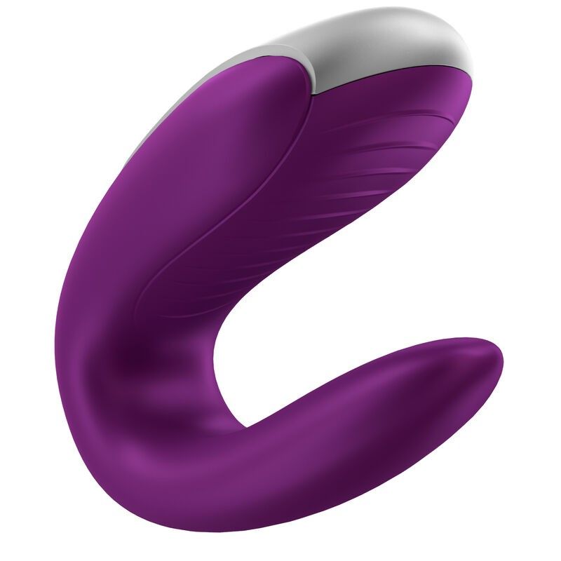 SATISFYER - DOUBLE FUN PARTNER VIBRATOR PURPLE SATISFYER CONNECT - 7