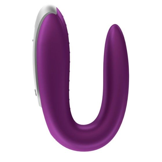 SATISFYER - DOUBLE FUN PARTNER VIBRATOR PURPLE SATISFYER CONNECT - 8