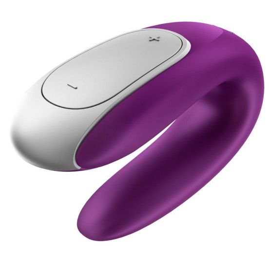 SATISFYER - DOUBLE FUN PARTNER VIBRATOR PURPLE SATISFYER CONNECT - 9