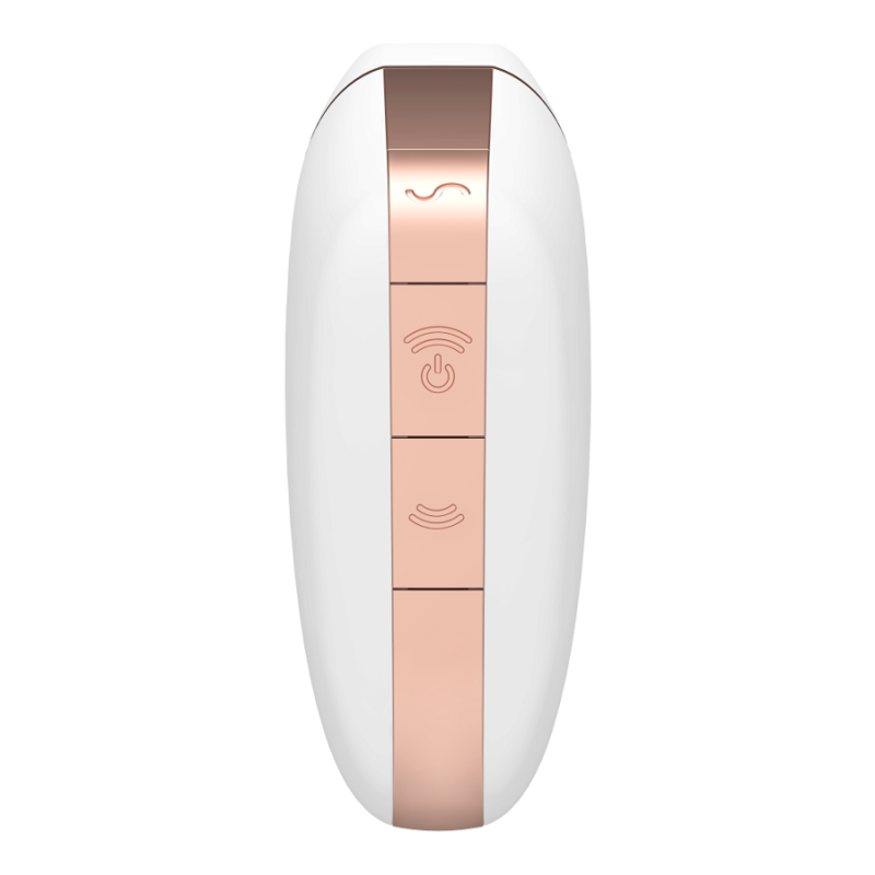 SATISFYER - LOVE TRIANGLE AIR PULSE STIMULATOR & VIBRATOR WHITE SATISFYER CONNECT - 5