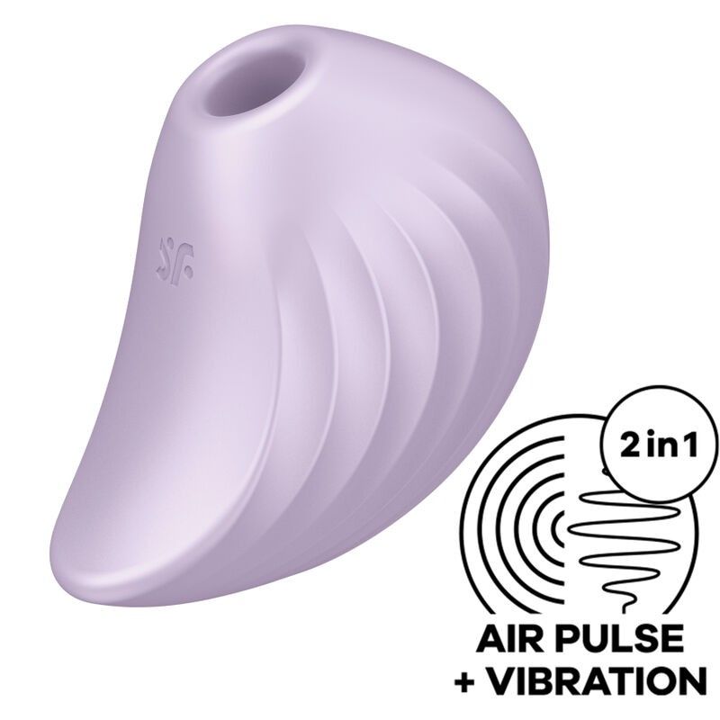 SATISFYER - PEARL DIVER AIR PULSE STIMULATOR & VIBRATOR VIOLET SATISFYER AIR PULSE - 1