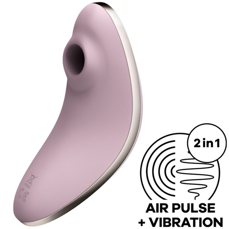 SATISFYER - VULVA LOVER 1 AIR PULSE STIMULATOR & VIBRATOR VIOLET SATISFYER AIR PULSE - 1