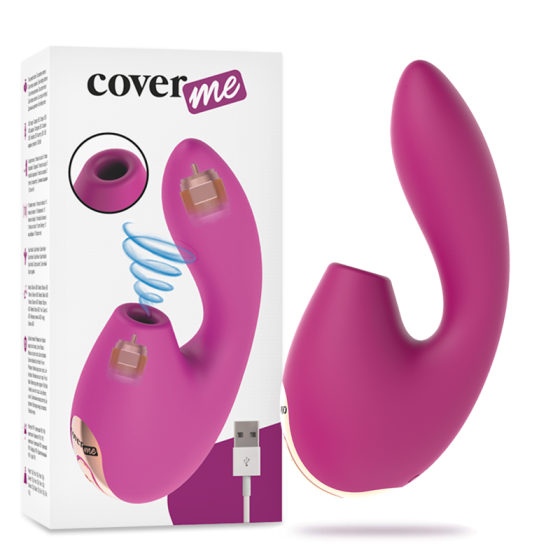 COVERME - CLITORAL SUCTION & POWERFUL G-SPOT RUSH VIBRATOR COVERME - 3