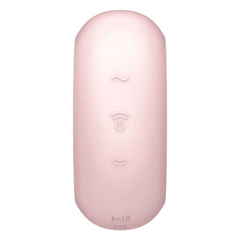 SATISFYER - PRO TO GO 3 DOUBLE AIR PULSE STIMULATOR & VIBRATOR PINK SATISFYER AIR PULSE - 4