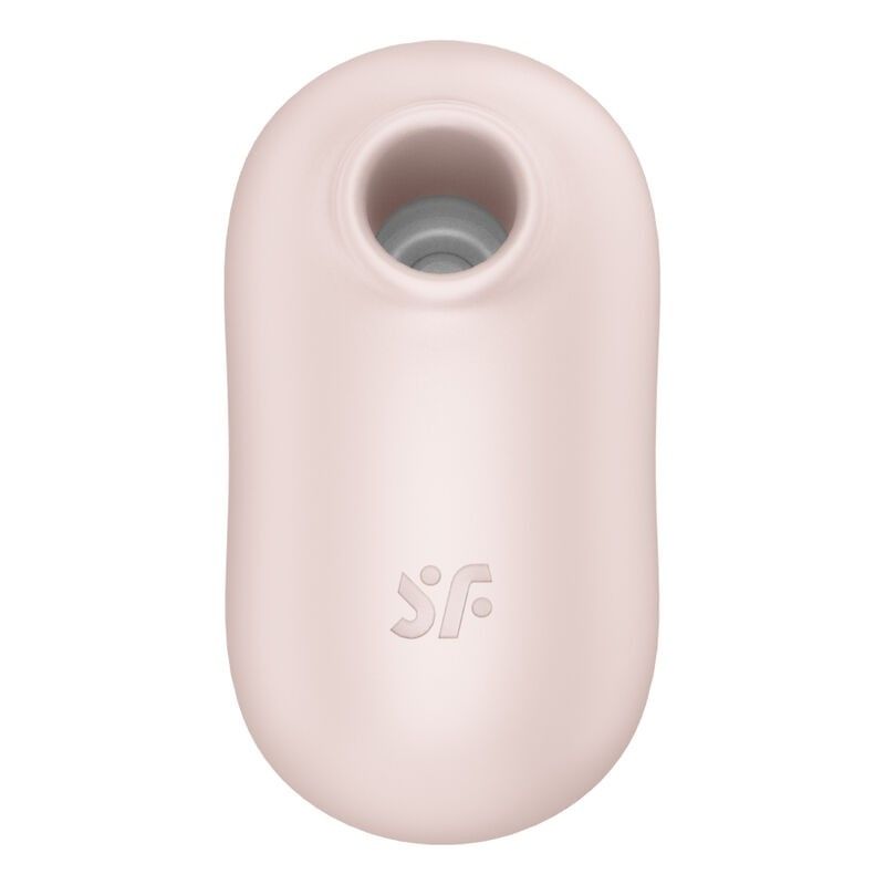 SATISFYER - PRO TO GO 2 DOUBLE AIR PULSE STIMULATOR & VIBRATOR BEIGE SATISFYER AIR PULSE - 2