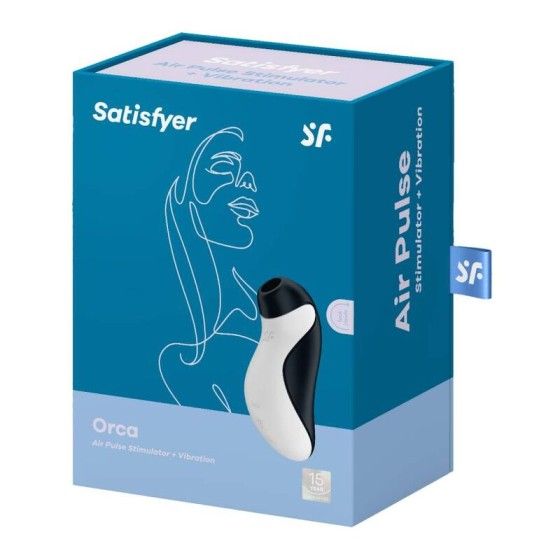 SATISFYER - ORCA AIR PULSE STIMULATOR + VIBRATION SATISFYER AIR PULSE - 6