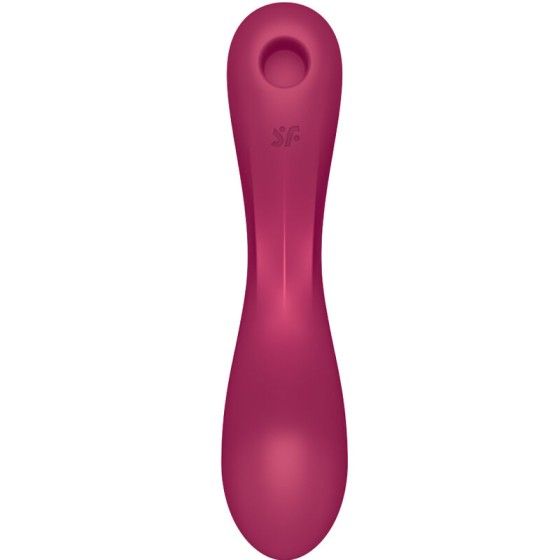 SATISFYER - CURVE TRINITY 1 AIR PULSE VIBRATION RED SATISFYER AIR PULSE - 4