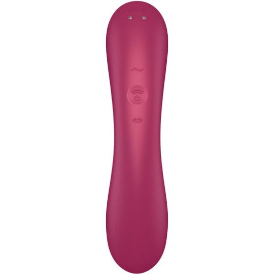 SATISFYER - CURVE TRINITY 1 AIR PULSE VIBRATION RED SATISFYER AIR PULSE - 6