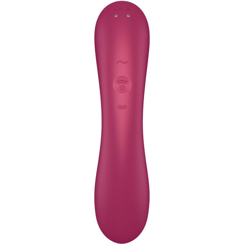 SATISFYER - CURVE TRINITY 1 AIR PULSE VIBRATION RED SATISFYER AIR PULSE - 6