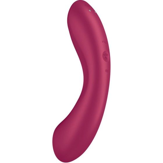 SATISFYER - CURVE TRINITY 1 AIR PULSE VIBRATION RED SATISFYER AIR PULSE - 8