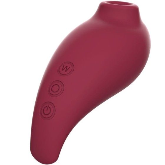 ADRIEN LASTIC - INSPIRATION CLITORIS SUCKER + VIBRATING EGG RED - FREE APP ADRIEN LASTIC - 3