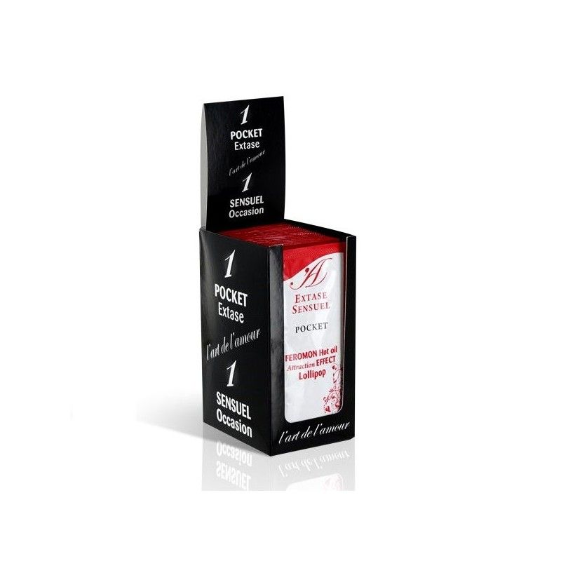 EXTASE SENSUAL - MASSAGE OIL WITH HEAT EFFECT PHEROMONES LOLLIPOP 10 ML EXTASE SENSUAL - 2