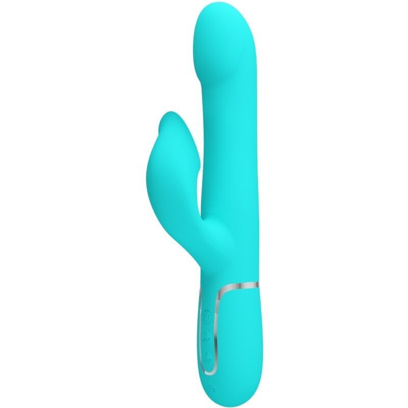 PRETTY LOVE - RABBIT VIBRATOR PEARLS AQUA GREEN PRETTY LOVE FLIRTATION - 1