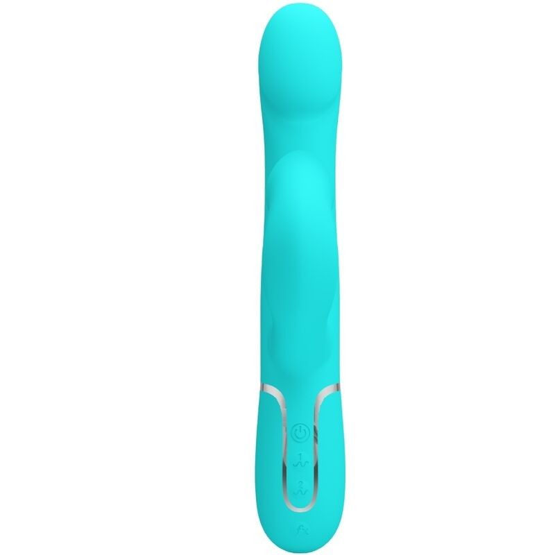 PRETTY LOVE - RABBIT VIBRATOR PEARLS AQUA GREEN PRETTY LOVE FLIRTATION - 2