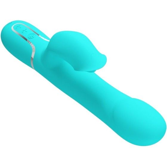 PRETTY LOVE - RABBIT VIBRATOR PEARLS AQUA GREEN PRETTY LOVE FLIRTATION - 4