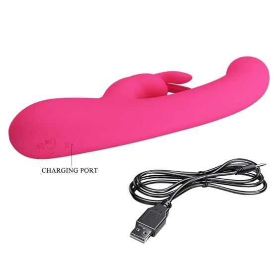 PRETTY LOVE - LAMAR RABBIT VIBRATOR & PINK G-SPOT PRETTY LOVE LED - 8