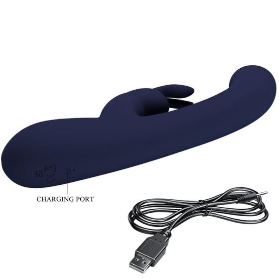 PRETTY LOVE - LAMAR RABBIT VIBRATOR & BLUE G-SPOT PRETTY LOVE LED - 8