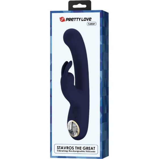 PRETTY LOVE - LAMAR RABBIT VIBRATOR & BLUE G-SPOT PRETTY LOVE LED - 11