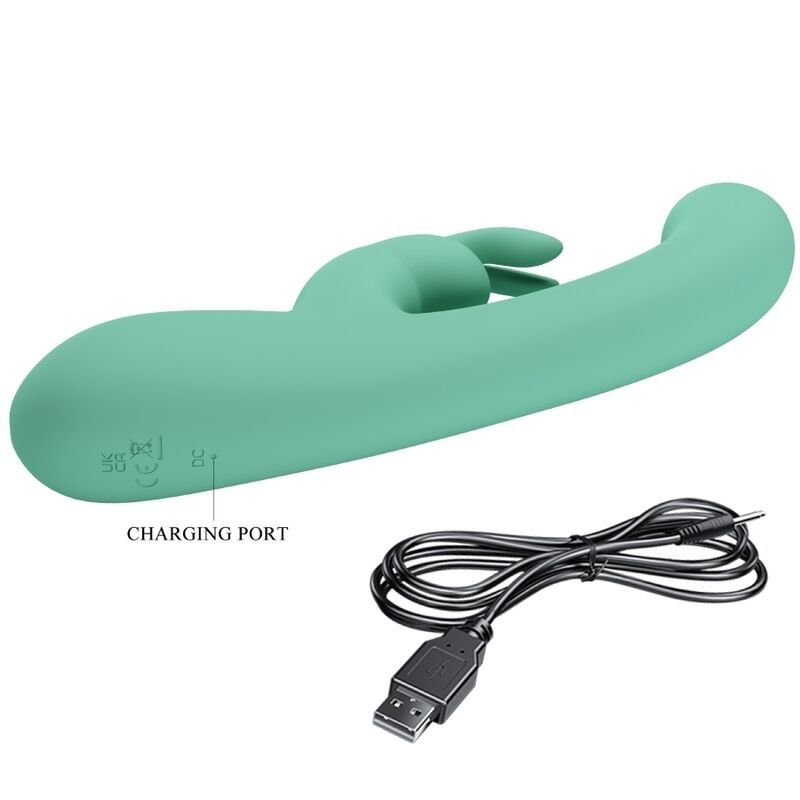 PRETTY LOVE - LAMAR RABBIT VIBRATOR & GREEN G-SPOT PRETTY LOVE LED - 7