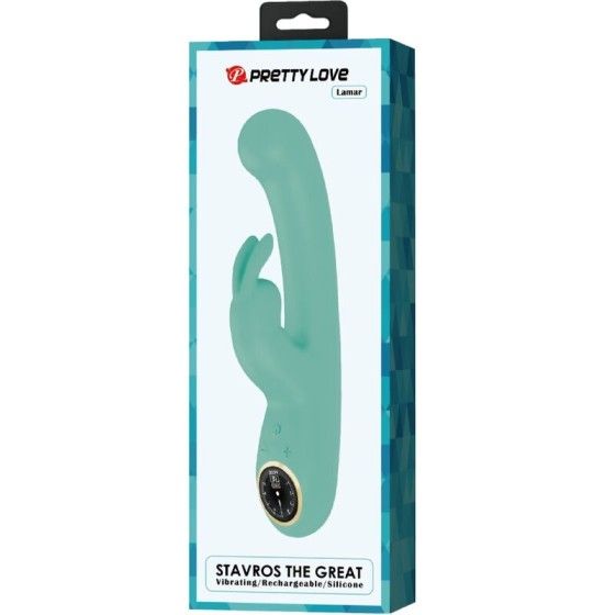 PRETTY LOVE - LAMAR RABBIT VIBRATOR & GREEN G-SPOT PRETTY LOVE LED - 9