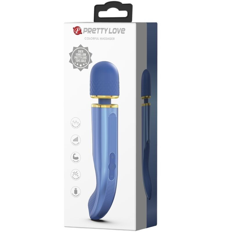 PRETTY LOVE - MASSAGER 7 VIBRATION MODES BLUE PRETTY LOVE SMART - 10