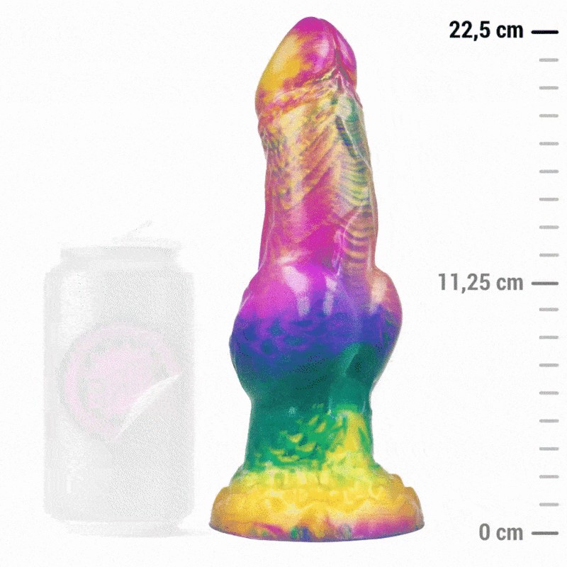 EPIC - IRIS DILDO WITH RAINBOW TESTICLES OF PLEASURE EPIC - 1