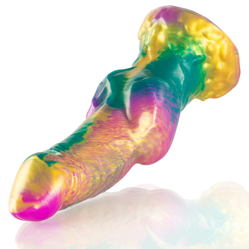 EPIC - IRIS DILDO WITH RAINBOW TESTICLES OF PLEASURE EPIC - 4