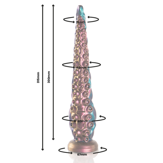 EPIC - CHARYBDIS FINE TENTACLE DILDO LARGE SIZE EPIC - 3