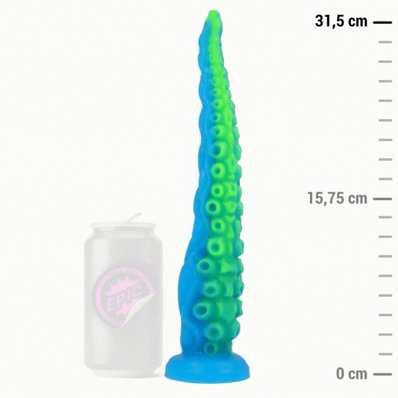 EPIC - SCYLLA FLUORESCENT THIN TENTACLE DILDO LARGE SIZE EPIC - 1