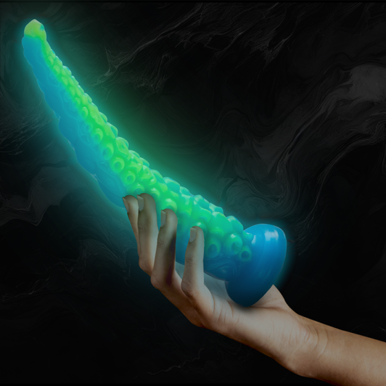 EPIC - SCYLLA FLUORESCENT THIN TENTACLE DILDO LARGE SIZE EPIC - 7