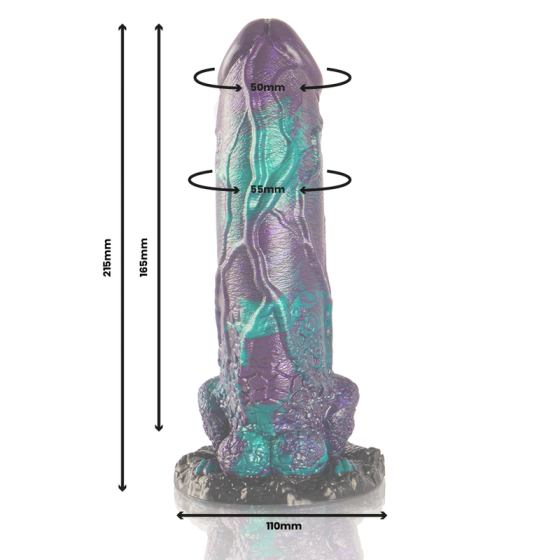 EPIC - BASILISK DILDO DOUBLE SCALY PLEASURE BIG SIZE EPIC - 3