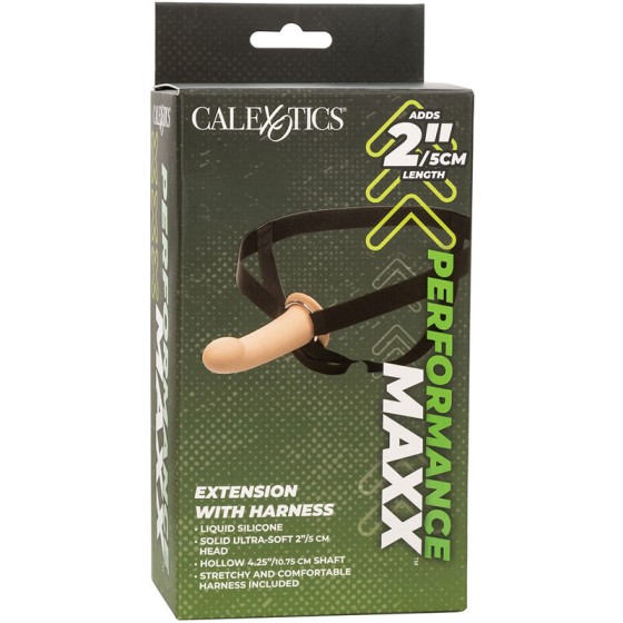CALIFORNIA EXOTICS - PERFORMANCE MAXX EXTENSION WITH HARNESS LIGHT SKIN CALIFORNIA EXOTICS - 16